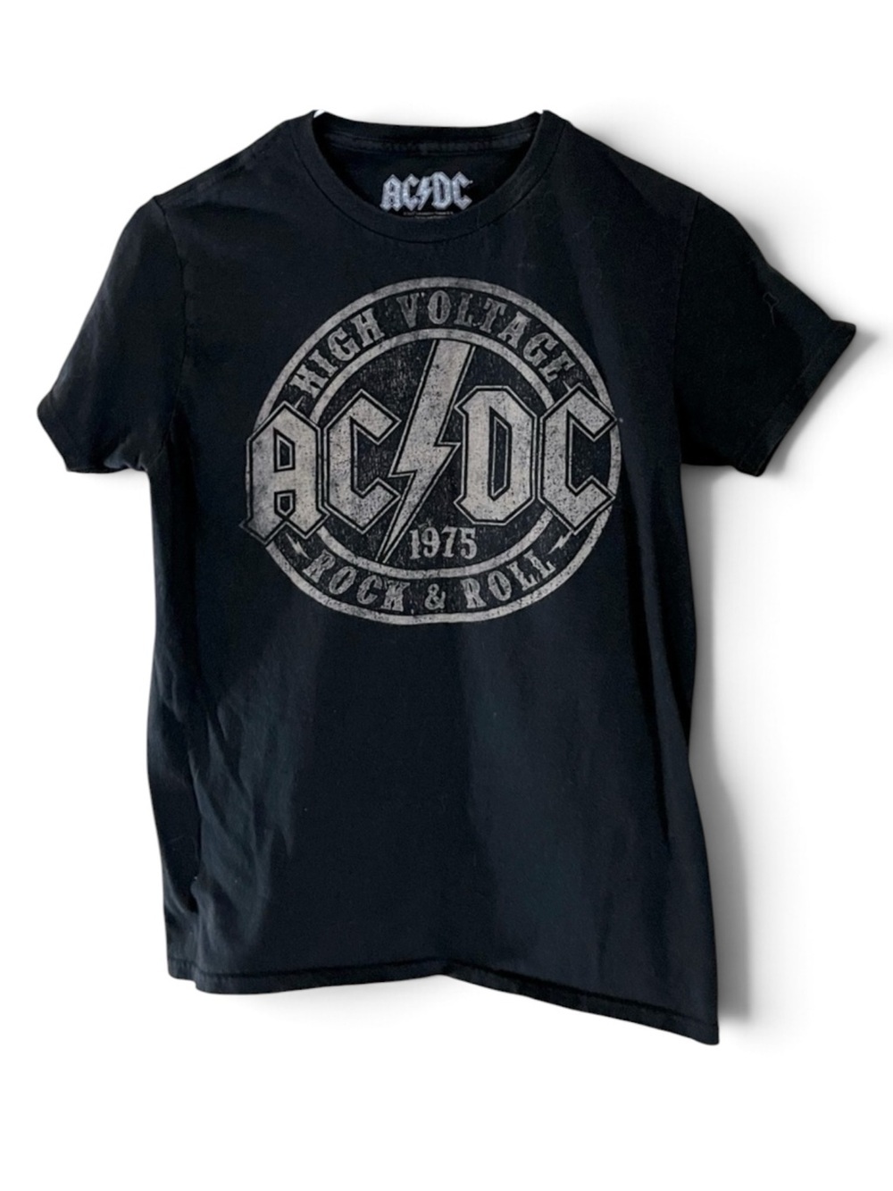 AC/DC Black Concert Tee Shirt Top